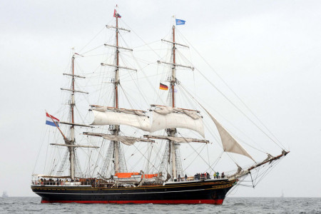 Das niederländische Vollschiff "Stad Amsterdam" bietet ein Segel-Erlebnis der Extraklasse. Foto: Archiv Hanse Sail Rostock Foto: Archiv Hanse Sail Rostock