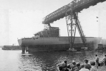 Mit der Warnowwerft war Warnemünder einer der größten Schiffbaubetriebe der DDR.