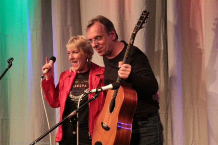 Christiane Ufholz und Eberhard Klunker rocken am 19. September im Café Ringelnatz Warnemünde. Foto: Karla Kotzsch