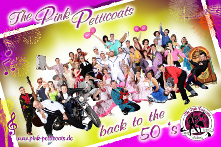 Back to the 50's mit  "The Pink Petticoats" am Pfingstsonntag im Kurhausgarten.
