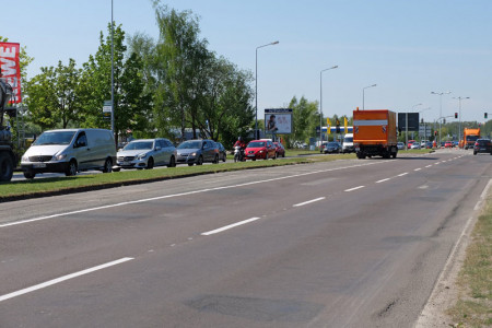 Der Ortseigang Warnemündes, hier an der Stadtautobahn B103, soll in den kommenden Jahren attraktiver gestaltet werden.