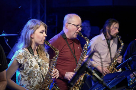 Annes Sax Combo ist eine Combo der Rock & Pop Schule Rostock und ist am Sonntag im Kurhausgarten Warnemünde zu Gast://Foto: RPS Annes Sax Combo ist eine Combo der Rock & Pop Schule Rostock und ist am Sonntag im Kurhausgarten Warnemünde zu Gast://Foto: RPS