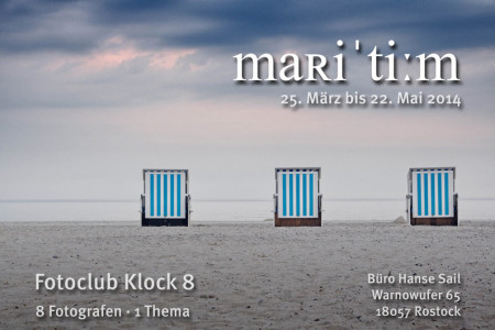 "maritim - wertvolle See-/Sehstück" heißt eine Ausstellung des Fotoclubs Klock 8 im Hanse Sail Büro.