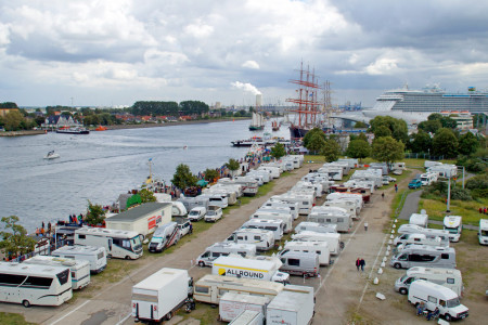 Der durch die Wiro betriebene Parkplatz Mittelmole wird wegen seiner 1A-Lage gern von Wohnmobilurlaubern genutzt. Die bei &Uuml;bernachtungen aller Art zwingend notwenige Kurtaxe wird durch die Wiro nicht erhoben. Vielmehr kauft sich das kommunale Unternehmen mit einer Pauschale frei.