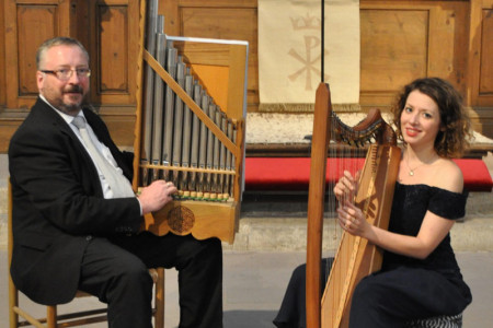 Eva Maria Karras und Hans Günter Karras gestalten das Konzert am Sonnabend in der Evangelischen Kirche Warnemünde.