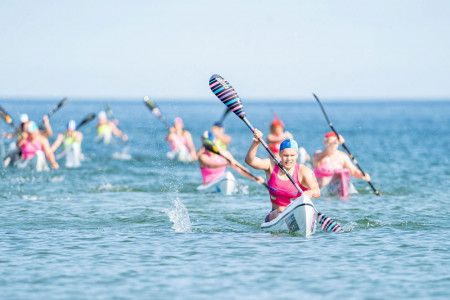 27. Internationaler DLRG Cup: Rettungsschwimmer aus vier Nationen am Strand von Warnemünde//Foto: Daniel-André Reinelt/DLRG