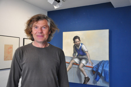 Alexander Gehrke freut sich auf die morgige Wiedereröffnung seiner Galerie nach der Corona-Zwangspause. 