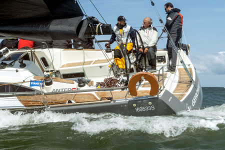 Die siegreiche Yacht "Geronimo 2.0" von Falk Einecke//Foto: Pepe Hartmann