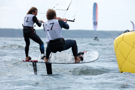 Mit einem spannenden Finaltag ging gestern die Formula Kite Europameisterschaft in Warnem&uuml;nde zu Ende.