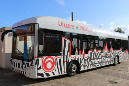Die Sileo GmbH aus Salzgitter stellt für Testzwecke einen Elektrobus zur Verfügung.