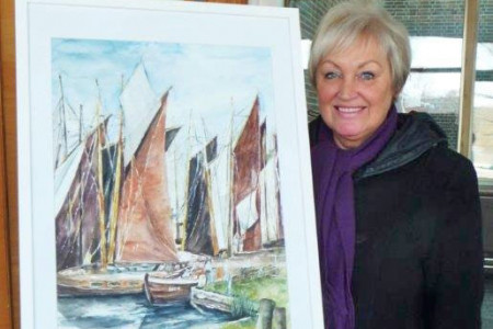 Die Künstlerin Dr. Ilona Göseke präsentiert im Strand-Hotel Hübner ihre Ausstellung "Faszination Landschaft und Blumen – Rerik bis Rügen." Die Künstlerin Dr. Ilona Göseke präsentiert im Strand-Hotel Hübner ihre Ausstellung "Faszination Landschaft und Blumen – Rerik bis Rügen."