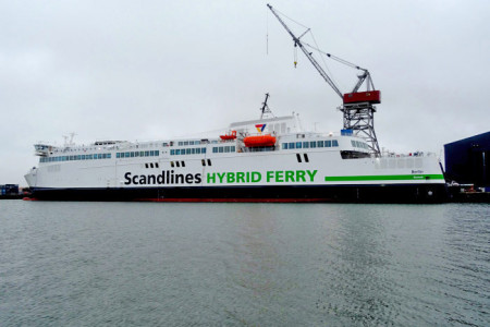 Die Auslieferung der neuen Scandlines-Fähre "Berlin" verzögert sich.
