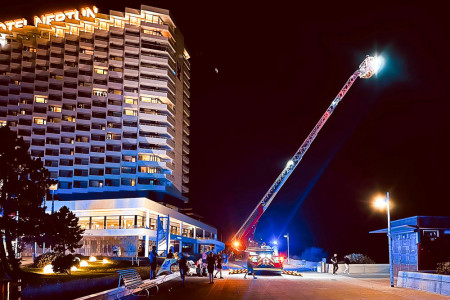Die großangelegte Suche nach einer vermissten Person am Strand von Warnemünde endet glimpflich//Foto: Amt für Brandschutz/Rettungsdienst und Katastrophenschutz Die großangelegte Suche nach einer vermissten Person am Strand von Warnemünde endet glimpflich//Foto: Amt für Brandschutz/Rettungsdienst und Katastrophenschutz