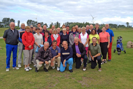 Teilnehmer des Hanse Golf Turniers 2016 der Marine in Warnemünde