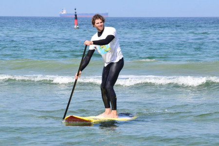 Supremesurf-Geschäftsführer Daniel Weiß freut sich auf die Saison am Strand von Warnemünde. 
