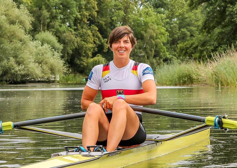 MarieLouise Dräger beim Hafenkonzert „Rudern ist mein Leben