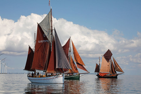 Die Regatta von Nysted nach Rostock findet bereits zum 13. Mal am Vortag der Hanse Sail statt.