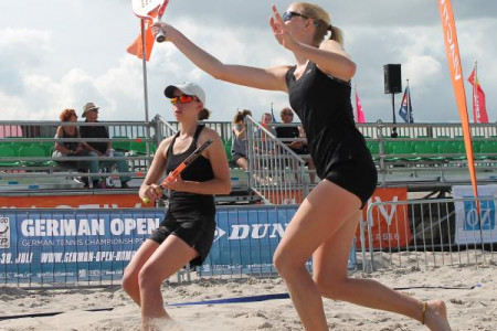 Beach Tennis Weltranglistenturnier am Strand von Warnemünde