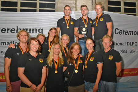 Das DLRG-Team Deutschland setzte sich durch und verteidigte seinen Titel aus dem Vorjahr.
