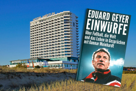 Gemeinsam mit dem Sportjournalisten Gunnar Meinhardt hat "Ede" Geyer ein Buch veröffentlicht. Am Sonntag sind die beiden zu Gast beim Großen Hafenkonzert im Hotel Neptun.