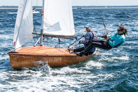  "Das Boot hat sich in Wind und Welle gut geschlagen“, sind sich Andreas Jungclaus und seine Vorschoterin Alena Wilkens einig. 
